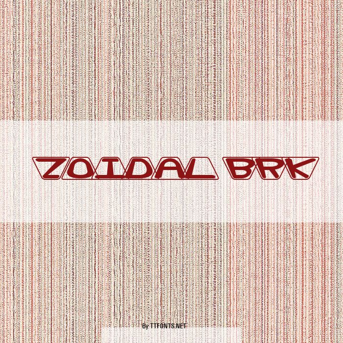 Zoidal BRK example